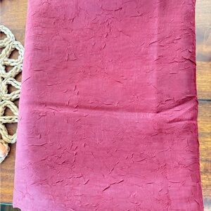 Textured Red Fabric